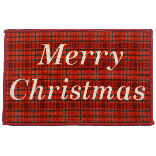 Accent Floor Mat (Merry Christmas) (18 X 30)