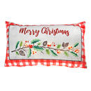 Led Velvet Cushion (Merry Christmas) (12 X 20) - Set of 2