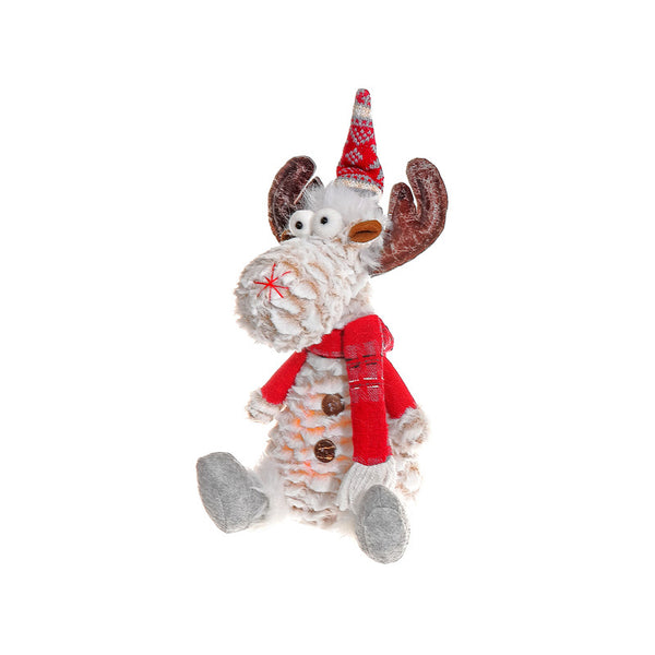 Led Chip The Reindeer Plush Sitter