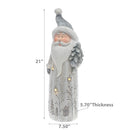 Christmas Led Magnesia Santa Holding Tree