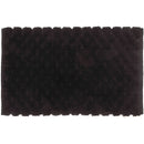 Handwoven Pompom Bath Mat (Black) (20 X 32)